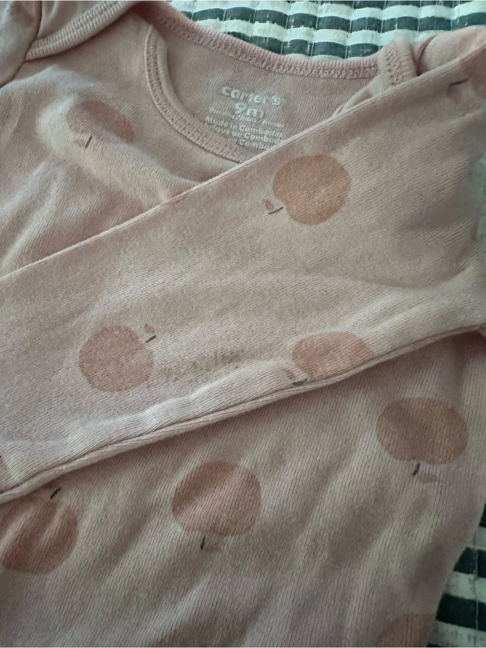 Carter's Long-Sleeve One-Piece Bodysuits - Lavender & Dusty Pink